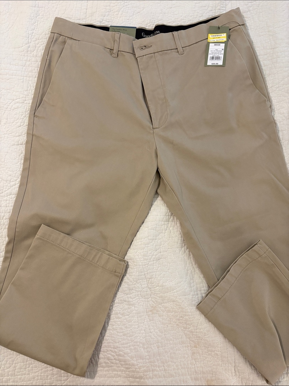 Goodfellow & Co Men’s Classic Chino Pants - Khaki Slim
